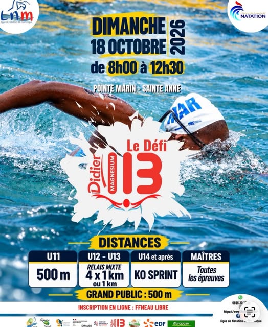 Affiche : Défi Didier 13 - Natation en eau libre