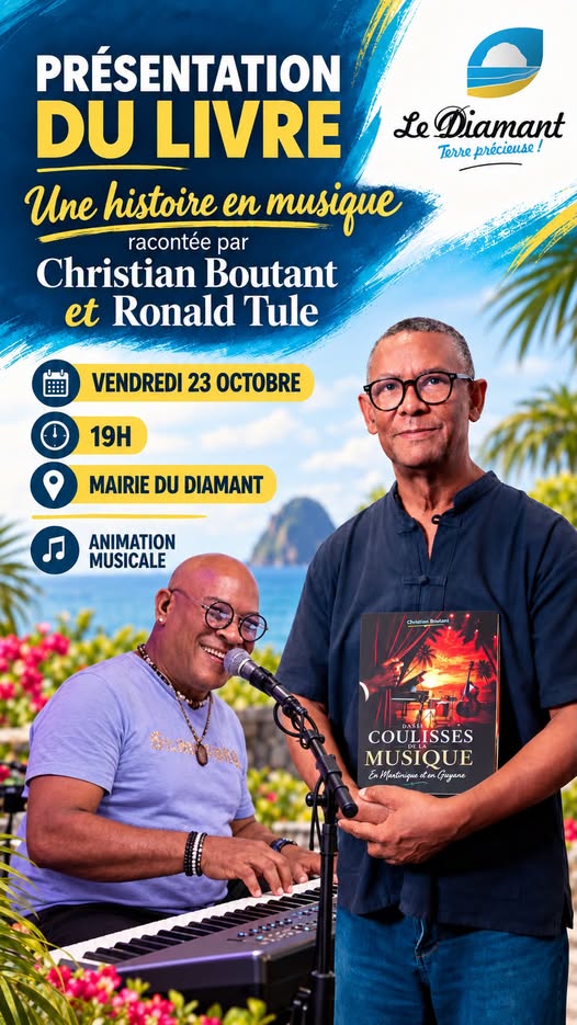 Affiche : Présentation du livre « Dans les coulisses de la musique »