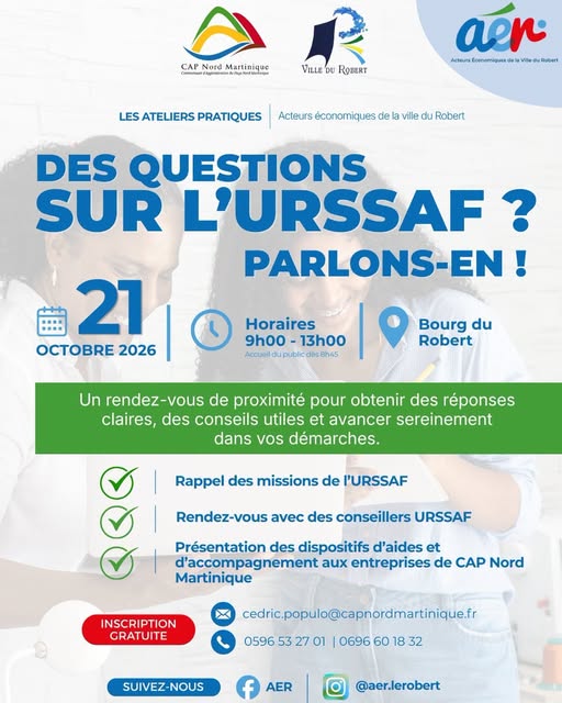 Affiche : 📣 ACTEURS ÉCONOMIQUES DU ROBERT, À VOS AGENDAS !