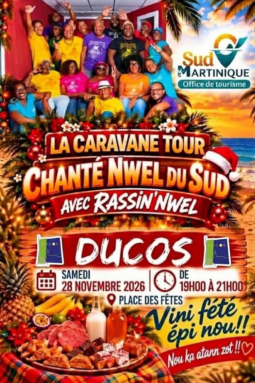 Affiche : La Caravane Tour « Chanté Nwèl du Sud » à Ducos