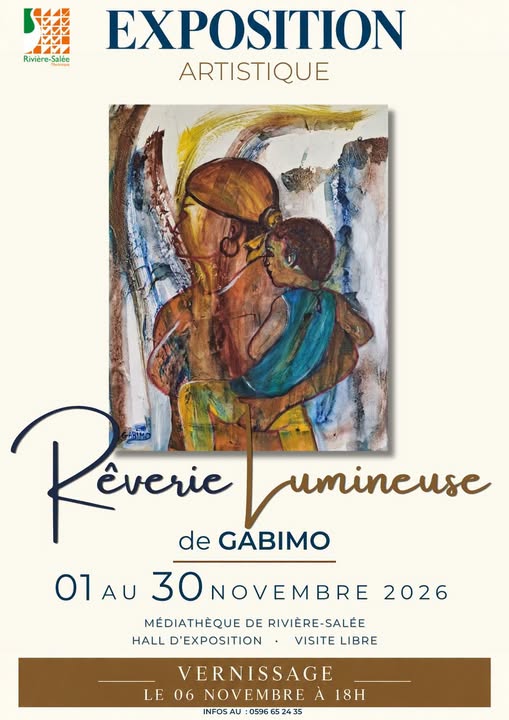 Affiche : Exposition artistique « Rêverie Lumineuse » de GABIMO