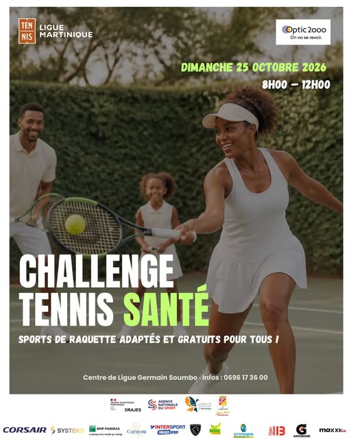 Affiche : Challenge Tennis Santé