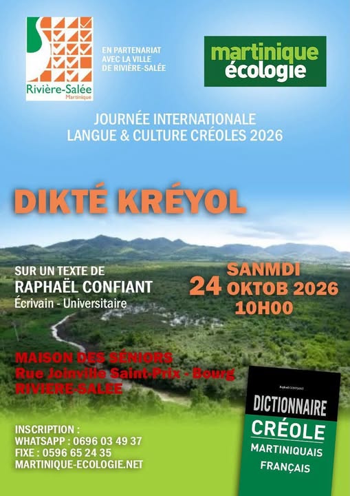 Affiche : Dikté Kréyol – Journée internationale de la langue créole
