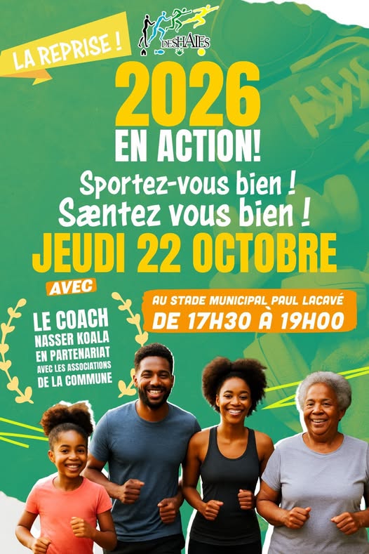 Affiche : Sportez-vous bien ! Séance de sport gratuite