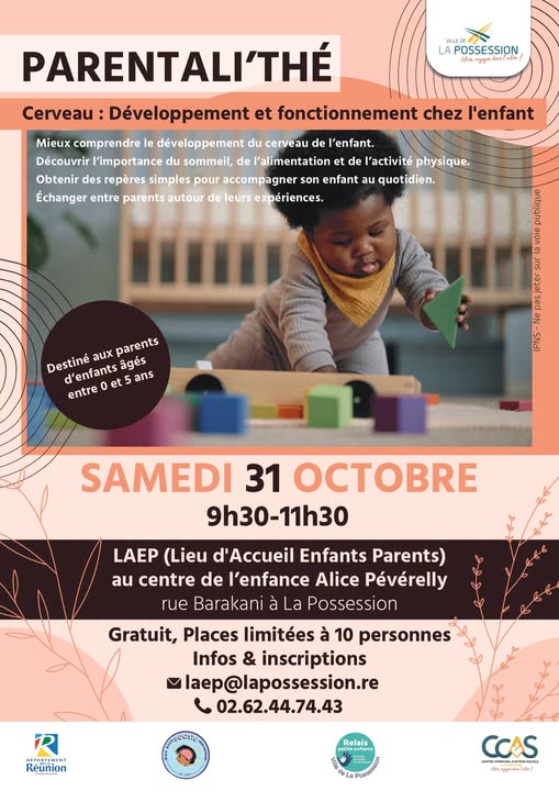 Affiche : – 𝗣𝗔𝗥𝗘𝗡𝗧𝗔𝗟𝗜’𝗧𝗛𝗘́ – 👶